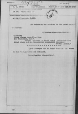 Old German Files, 1909-21 > Frank Romal (#337768)