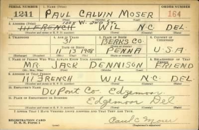 Thumbnail for Paul Calvin > Moser, Paul Calvin