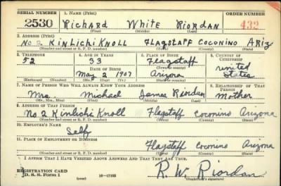 Thumbnail for Richard White > Riordan, Richard White