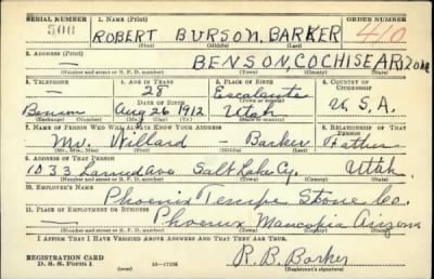 Thumbnail for Robert Burson > Barker, Robert Burson