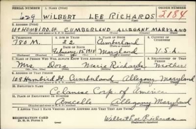 Thumbnail for Wilbert Lee > Richards, Wilbert Lee