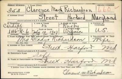 Thumbnail for Clarence Mack > Richardson, Clarence Mack