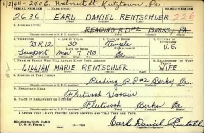 Thumbnail for Earl Daniel > Rentschler, Earl Daniel