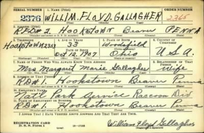 Thumbnail for William Floyd > Gallagher, William Floyd