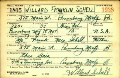 Thumbnail for Willard Franklin > Schell, Willard Franklin