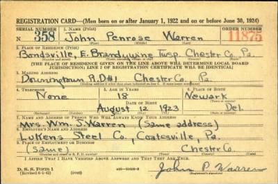 Thumbnail for John Penrose > Warren, John Penrose