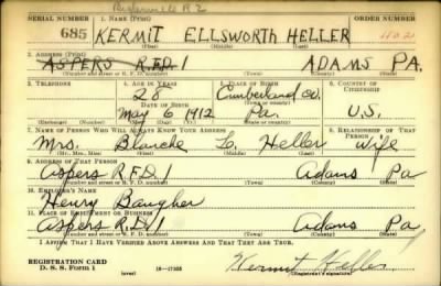 Thumbnail for Kermit Ellsworth > Heller, Kermit Ellsworth