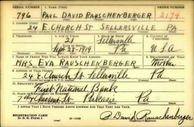 Thumbnail for Paul David > Rauschenberger, Paul David