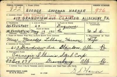 Thumbnail for George Sherman > Harner, George Sherman