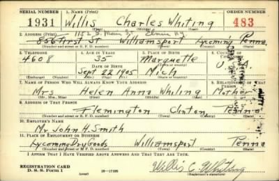 Thumbnail for Willis Charles > Whiting, Willis Charles