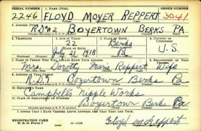 Thumbnail for Floyd Moyer > Reppert, Floyd Moyer