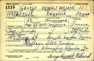 Thumbnail for George Dewalt > Willard, George Dewalt