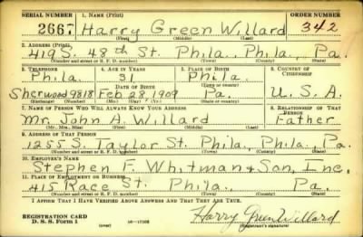 Thumbnail for Harry Green > Willard, Harry Green