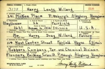 Thumbnail for Harry Lentz > Willard, Harry Lentz