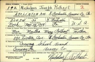 Thumbnail for Nicholaus Joseph > Rothart, Nicholaus Joseph