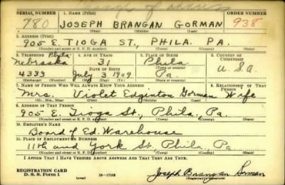 Thumbnail for Joseph Brangan > Gorman, Joseph Brangan