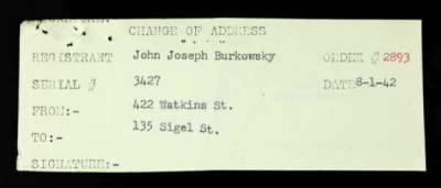 Thumbnail for John Joseph > Burkowsky, John Joseph