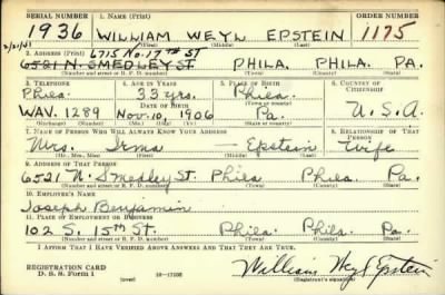 Thumbnail for William Weyl > Epstein, William Weyl