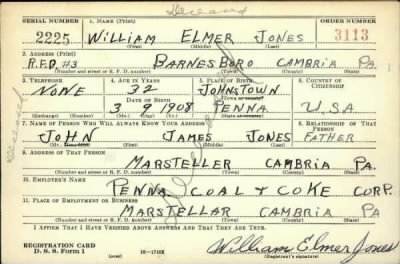 Thumbnail for William Elmer > Jones, William Elmer