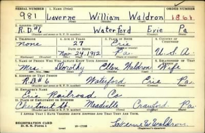 Thumbnail for Laverne William > Waldron, Laverne William