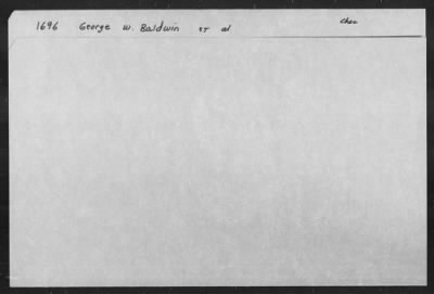 1686-1901 > 1696 (Baldwin, George W)