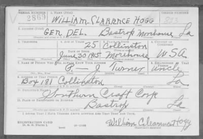 Thumbnail for William Clarance > Hogg, William Clarance