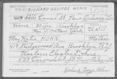 Thumbnail for Richard George > Hohn, Richard George