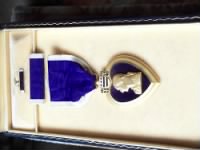 Purple Heart posthumously awarded to Victor L. Meyers.JPG