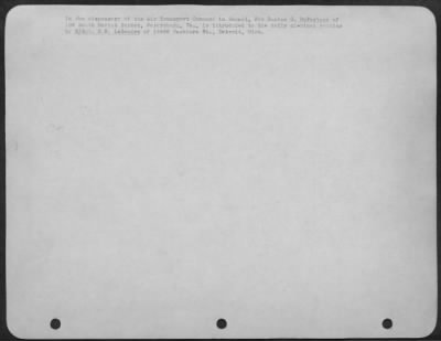 Thumbnail for Consolidated > In The Dispensary Of The Air Transport Command In Hawaii, Pvt. Eunice G. Mcfarline Of 124 South Market Street, Petersburg, Va., Is Introduced To The Daily Clerical Routine By S/Sgt. E.H. Legendre Of 18466 Washburn St., Detroit, Mich.