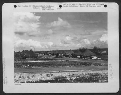 Thumbnail for Consolidated > Tent Area Of The 509Th Composite Group On Tinin Island, Marianas Islands.