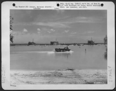 Thumbnail for Consolidated > Unloading Equipment From Three Lst (Landing Ship Tanks) During Landing Operations On Saipan, Marianas Islands, June 21, 1944.