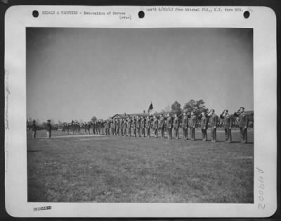 Groups > Proud Salute Is The Way These 51 Officers And Men Of The Anti-Submarine Command Acknowledge The Honor Paid Them By  Brigadier General Westside T. Larson, Who Awarded Air Medals To The Fliers In Recognition Of More Than 200 Hours Each On Atlantic Patrol. C