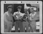 Thumbnail for Admiral Ernest J. King, Commander In Chief Of The U. S. Fleet And Chief Of Naval Operations, Discusses An Article In The 'Saturday Evening Post' Magazine With (Left To Right) Rear Admiral Alva Bernhard, Vice Admiral John Hoover, Usn, And Major General Wil - Page 1