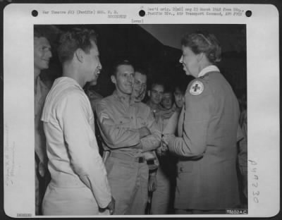 Thumbnail for Groups > Mrs. F. D. Roosevelt Addresses A Group Of Servicemen At Cairns, Queensland, Australia During Her Tour Of The Pacific Bases. 1943.