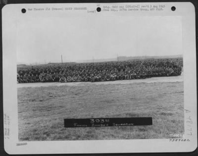 Thumbnail for Groups > Personnel Of The 393Rd Fighter Squadron, 367Th Fighter Group, Pose For The Photographer At An Air Base Somewhere In France, 5 October 1944.