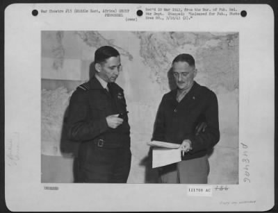 Thumbnail for Groups > The Chiefs Of The Allied Air Forces In The Mediterranean Theatre Met To Discuss Their Plans With Air Chief Marshal Sir Arthur Tedder, G.C.B., Commander-In-Chief Mediterranean Air Command.  Shown Is Air Chief Marshal Sir Arthur Tedder, G.C.B., Commander-In