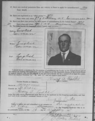 Old German Files, 1909-21 > Henry August Radke (#356497)