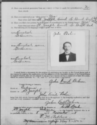 Old German Files, 1909-21 > John Emil Bohm (#328807)