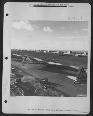 Thumbnail for Boeing > Boeing B-29  "Superfortresses"' Of The 21St Bomber Command, Parked On The Line At An Airfield On Iwo Jima, Bonin Islands.