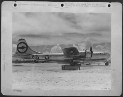 Consolidated > Tinian, Marianas Islands.  The Boeing B-29 Superfortress 'Enola Gay' Which Was Used In The First Atomic Bombing Mission On Hiroshima, Japan.