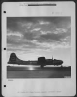 Thumbnail for That Even War Has Its Monents Of Beauty Is Apparent In This Photo Of A Boeing B-29 "Superfortress" Silhouetted Against A Cloud-Filled Sky; The Plane Is Based At North Field, Guam, Marianas Islands, 14 April 1945. - Page 1