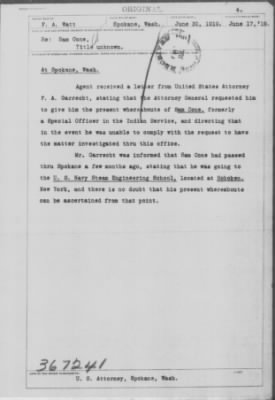 Old German Files, 1909-21 > Sam Cone (#367241)
