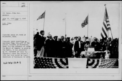 1918 > Viscount Ishii of Japan at Fairhaven, Mass.