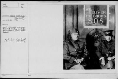 Thumbnail for 1919 > Maj. Gen. James G. Harbord and Brig. Gen. Charles G. Dawes, France