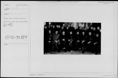 1919 > General Staff of General Purchasing Agent A.E.F. Brig. Gen. Dawes