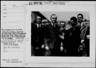 Thumbnail for 1924 > President Coolidge receiving a medal