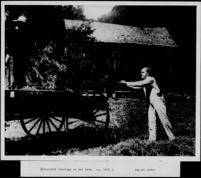 Thumbnail for 1924 > President Coolidge at the farm