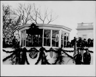 1925 > President Coolidge and party in reviewing stands