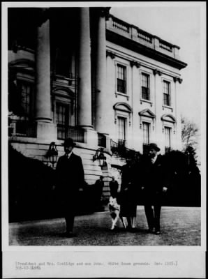 Thumbnail for 1925 > John Coolidge at home at the White House