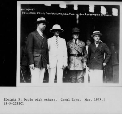 1927 > Dwight F. Davis and others, Canal Zone